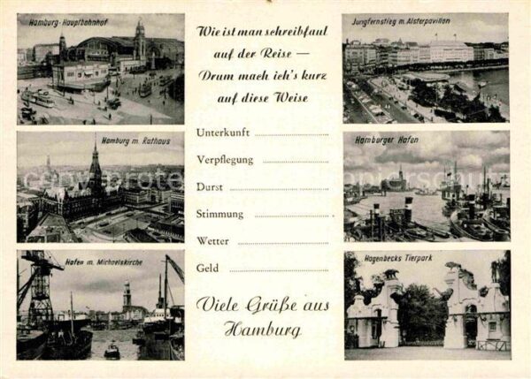 Hamburg Hauptbahnhof Hafen Tierpark Hagenbeck R