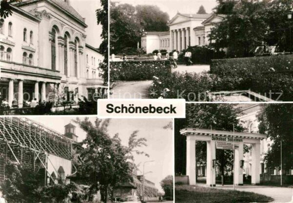 Schoenebeck Salzelmen Sanatorium Lindenbad Gradierwerk Volksb