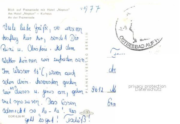 Rostock-Warnemuende Hotel Neptun Kurhaus Promenade – Bild 2