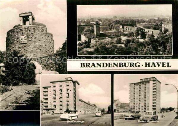 Brandenburg Havel Friedenstrasse Neues Hochhaus Friedensw