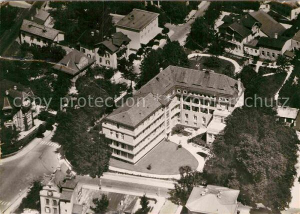 Bad Reichenhall Fliegeraufnahme Kurheim Bayerische Orts