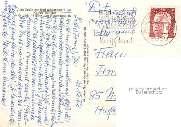 Bad Woerishofen Kneipp-Heilbad Kurpark Wassertretplatz – Bild 2