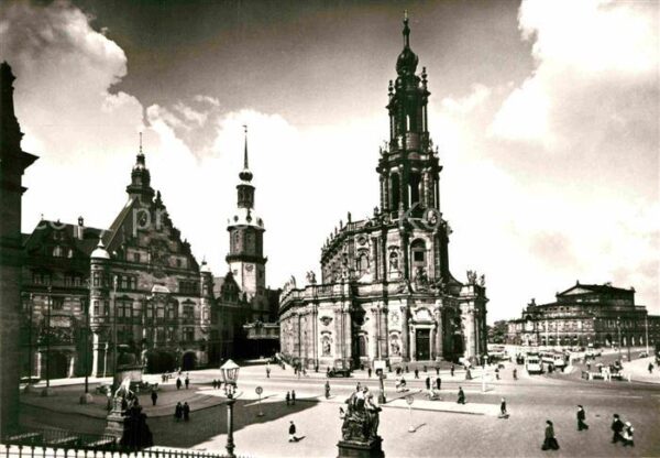Dresden Georgentor Katholische Hofkirche Oper