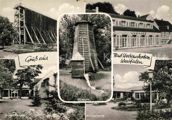 Bad Westernkotten Saline Kurhaus Kurmittelhaus Wandelhall