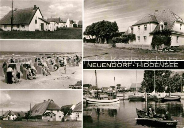 Neuendorf Hiddensee Hotel Am Meer Hafen Strand