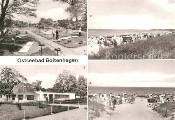 Boltenhagen Ostseebad Minigolfanlage Konsumgaststätte Pavillo