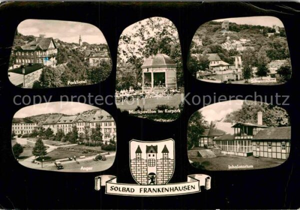 Bad Frankenhausen Musikpavillon Kurpark Schwimmbad Parkho