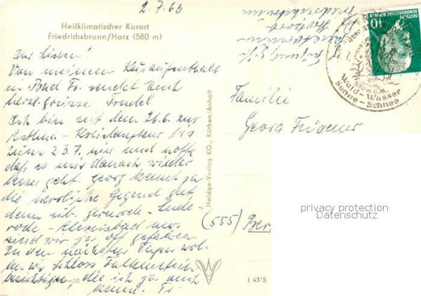 Friedrichsbrunn Harz Verpflegungsstätte Kurt Dillge – Bild 2