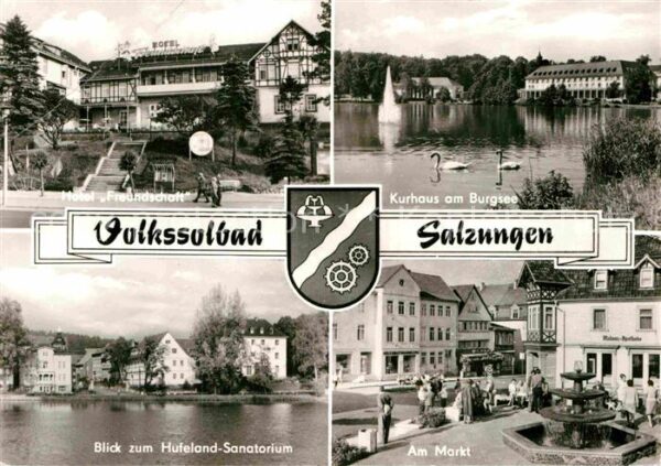 Bad Salzungen Hotel Freundschaft Kurhaus Burgsee Hufe