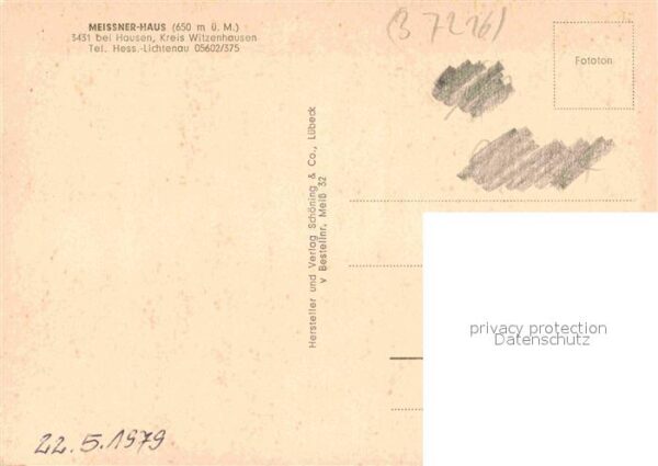 Meissner Meissner-Haus Sender Frau Hölle Teich S – Bild 2