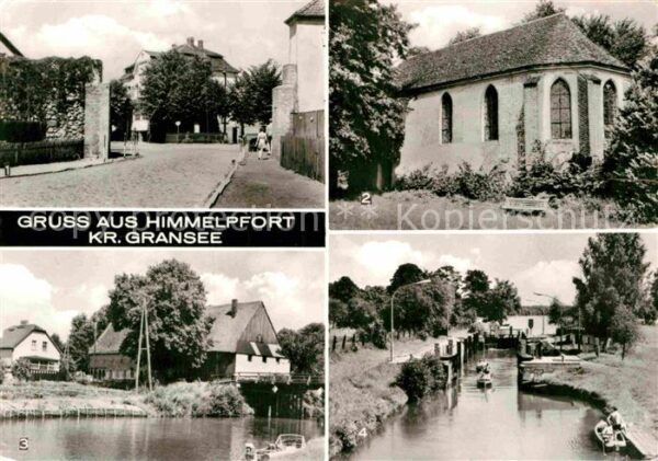 Himmelpfort Klosterkirche Kanal Schleuse Stadtmauer