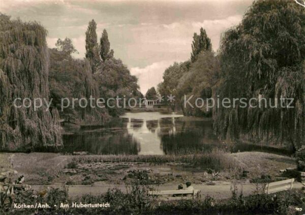Koethen Anhalt Hubertusteich