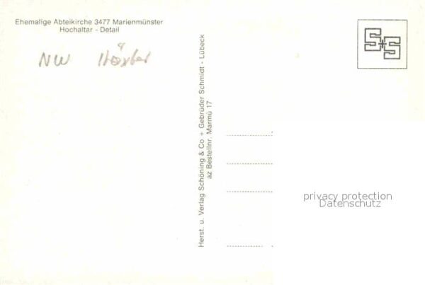 Marienmuenster Ehemalige Abteikirche Hochaltar Detail – Bild 2