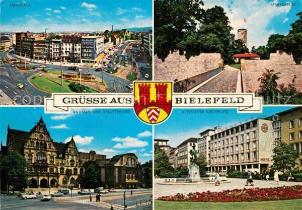 Bielefeld Jahnplatz Rathaus Stadttheater Altstädt