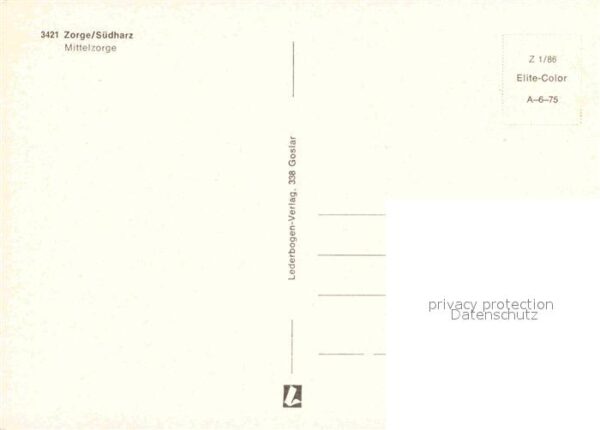 Zorge Mittelzorge – Bild 2