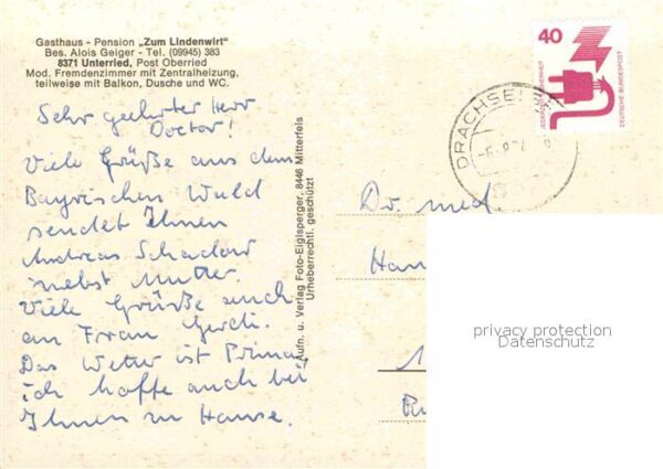 Drachselsried Gasthof Pension Zum Lindenwirt – Bild 2