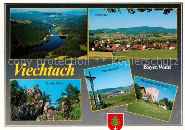 Viechtach Bayerischer Wald Fliegeraufnahme Höllensteinsee Grosser