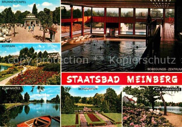 Bad Meinberg Brunnentempel Kurpark Kurparksee Bergga