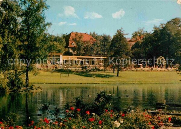 Bad Salzungen Seetrerrassen am Kurparksee