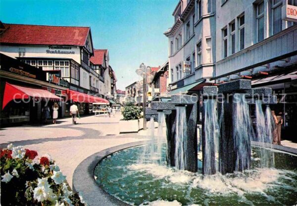 Bad Salzuflen Fussgängerzone Lange Strasse