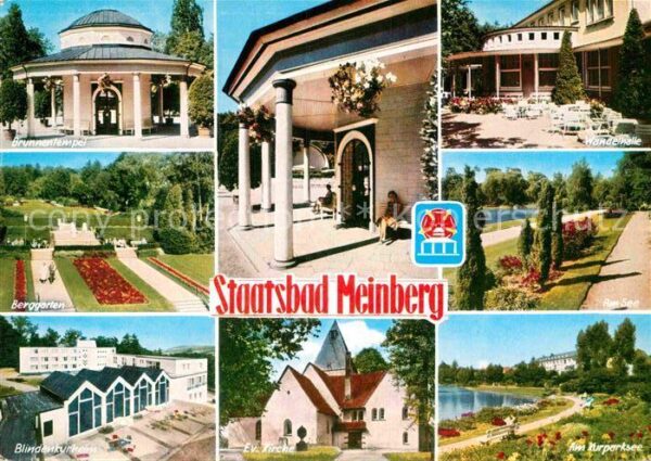 Bad Meinberg Brunnentempel Berggarten Blindenkurheim