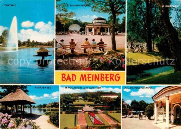 Bad Meinberg Fontäne Kurparksee Berggarten Brunnente