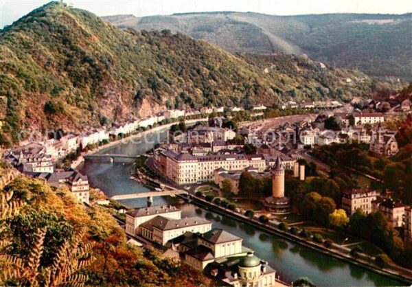 Bad Ems Fliegeraufnahme Lahnaufwäts