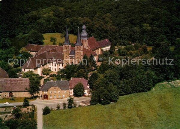 Marienmuenster Fliegeraufnahme Ehemalige Abteikirche