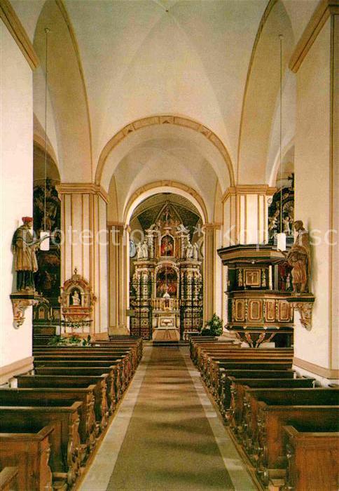 Marienmuenster Ehemalige Abteikirche Langhaus Hochalta