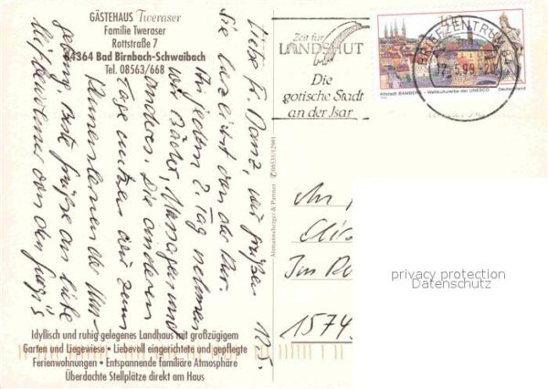 Schwaibach Rottal Gästehaus Twerasen – Bild 2
