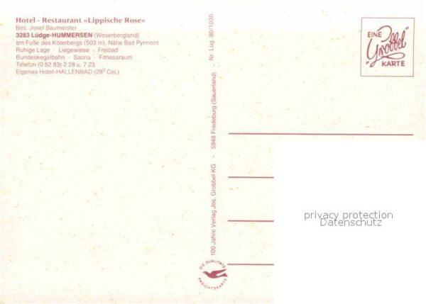 Hummersen Hotel Lippische Rose Panorama – Bild 2
