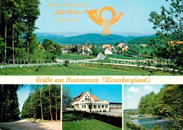 Hummersen Panorama Hotel Zur Post Freibad Liegewi