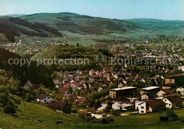 Plettenberg Blick von der Bracht