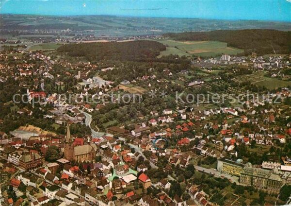 Menden Sauerland Fliegeraufnahme