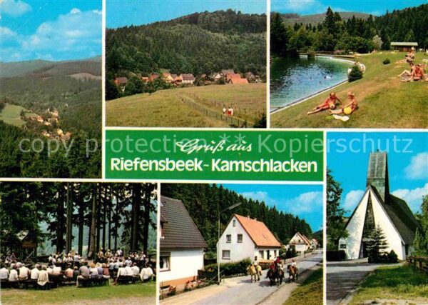 Riefensbeek-Kamschlacken Freibad Kirche Waldfestspiele