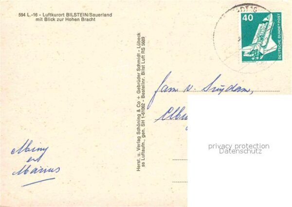 Bilstein Sauerland Blick zur Hohen Bracht – Bild 2