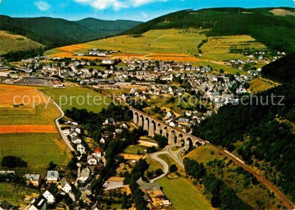 Willingen Sauerland Fliegeraufnahme Viadukt