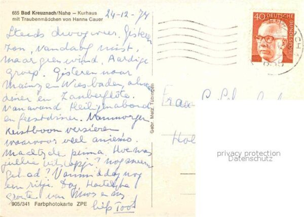 Bad Kreuznach Kurhaus Traubenmädchen – Bild 2