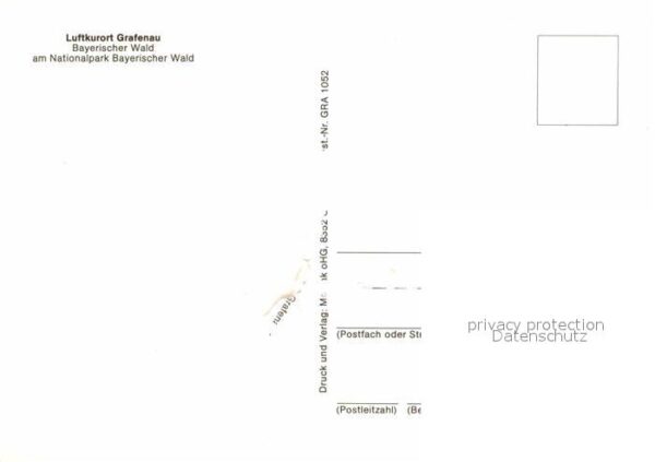 Grafenau Niederbayern Teilansicht mit Kirche – Bild 2