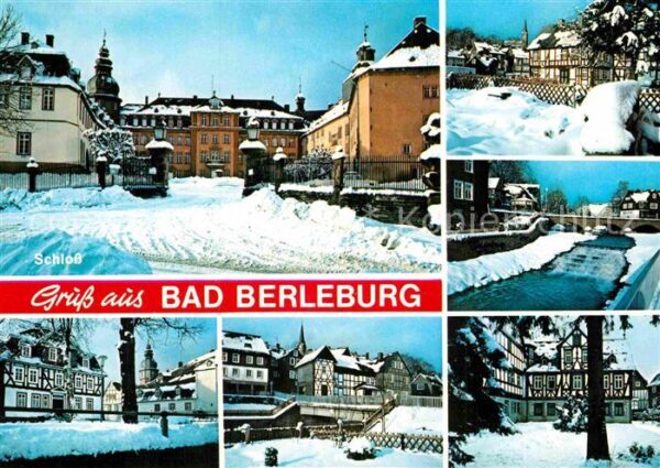 Bad Berleburg Schloss Wehr Brücke Teilansicht