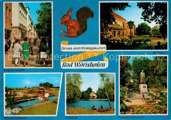 Bad Woerishofen Kurhaus Kurpromenade Wassertretplatz Wa