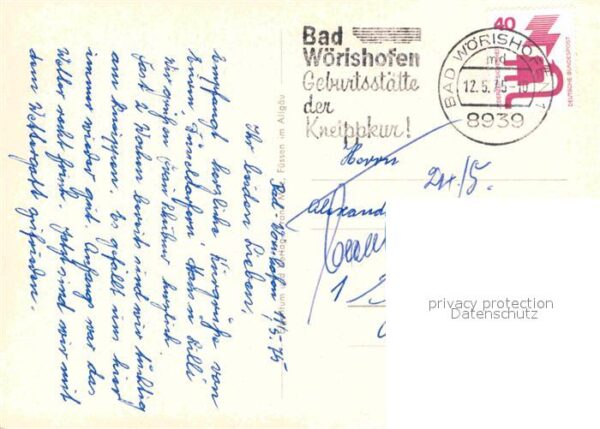 Bad Woerishofen Kurhaus Kurpromenade Wassertretplatz Wa – Bild 2