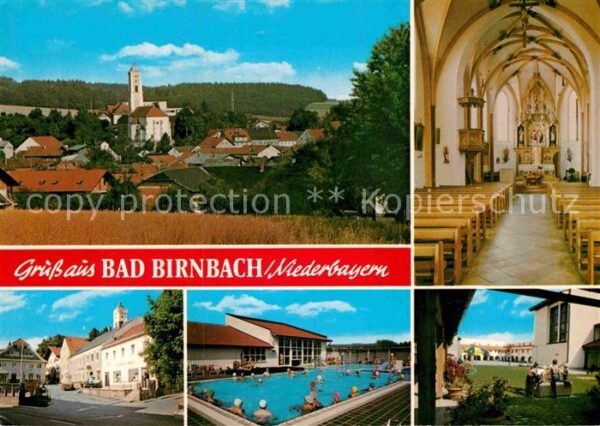 Bad Birnbach Kircheninneres Freibad Teilansicht