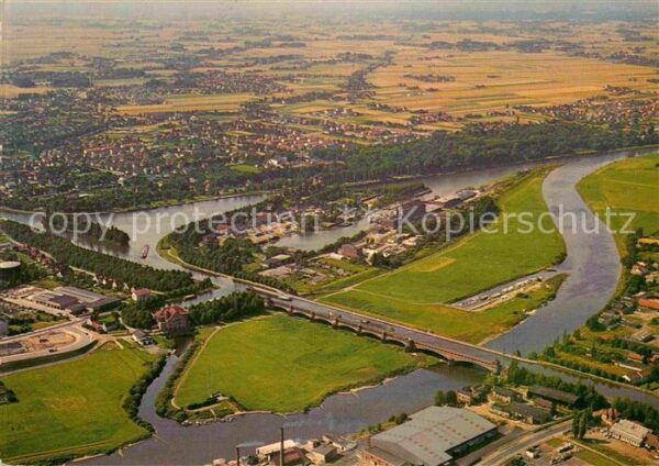 Minden Westfalen Fliegeraufnahme