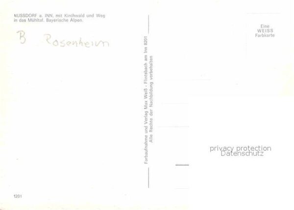 Nussdorf Inn Kirche Platz Panorama – Bild 2