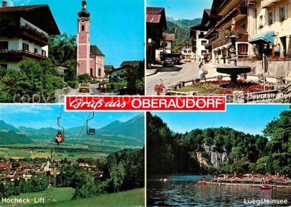 Oberaudorf Hauptstrasse Hocheck Lift Luegsteinsee