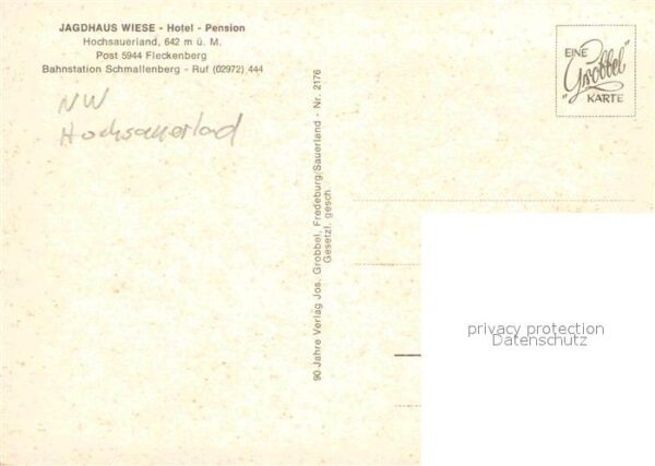 Fleckenberg Hotel Pension Jagdhaus Wiese – Bild 2