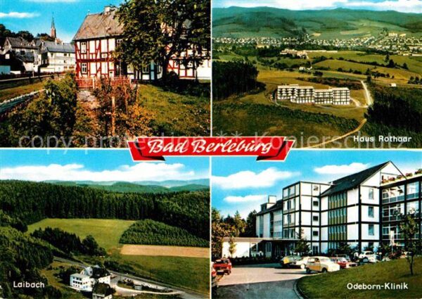 Bad Berleburg Fliegeraufnahme Haus Rothaar Laibach Od