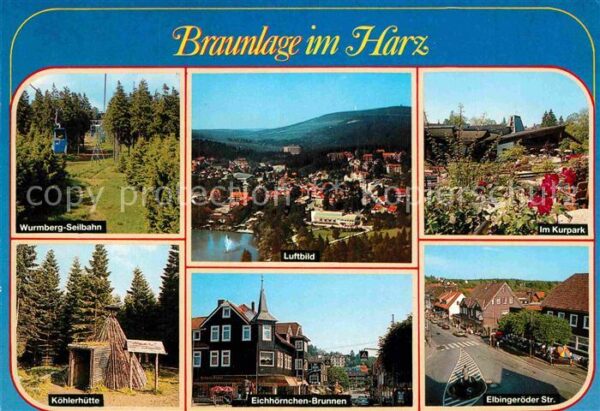Braunlage Kurpark Wurmberg Seilbahn Köhlerhütte E