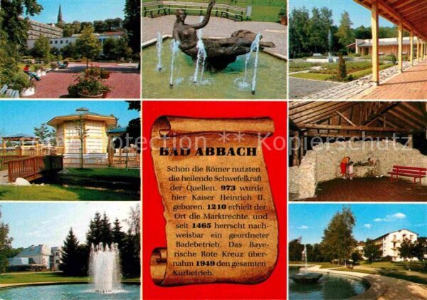 Bad Abbach Park Fontäne Brunnen